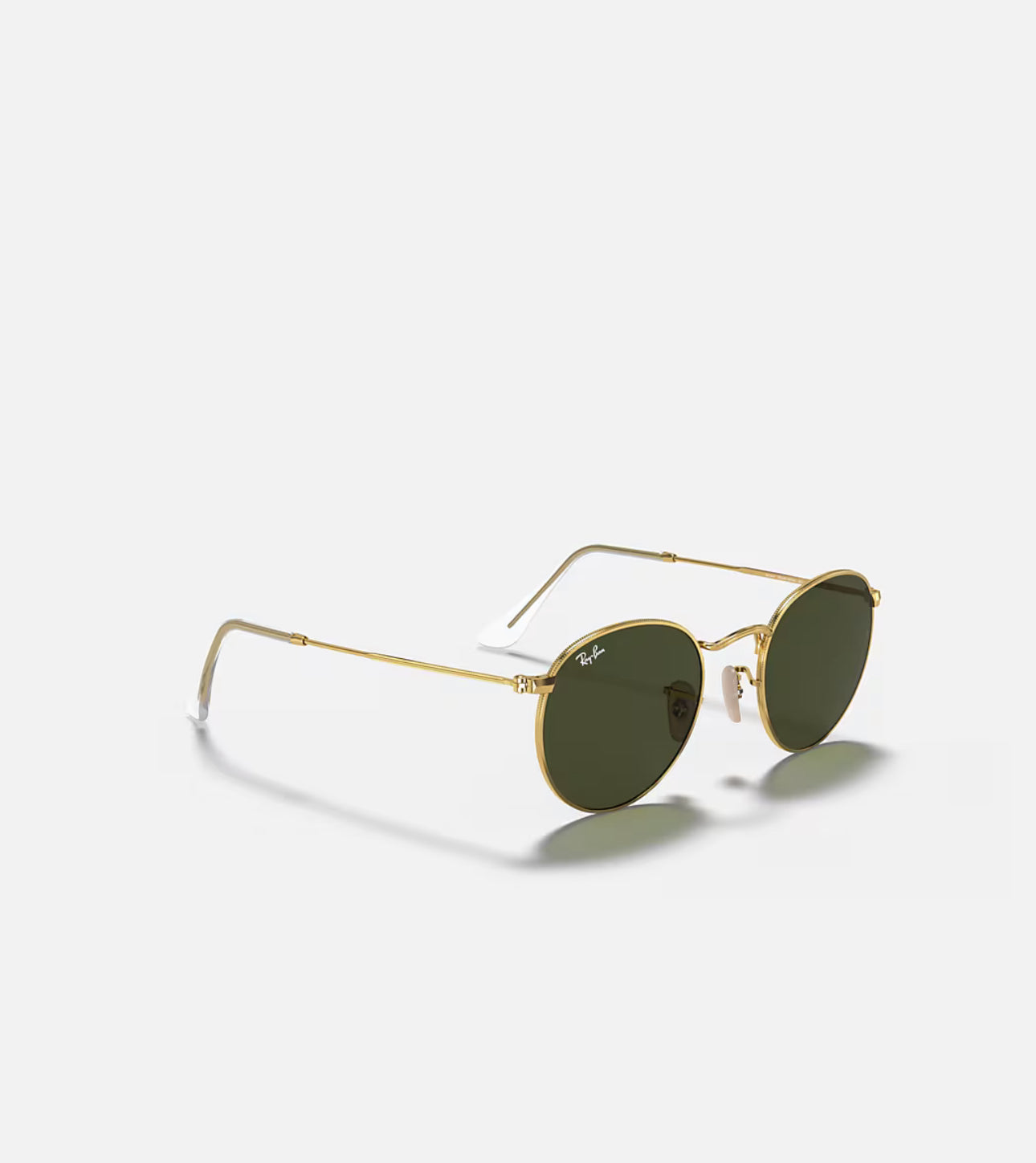 RAYBAN ROUND METAL SUNGLASSES Polished Arista Gold
LENSES G-15 Green