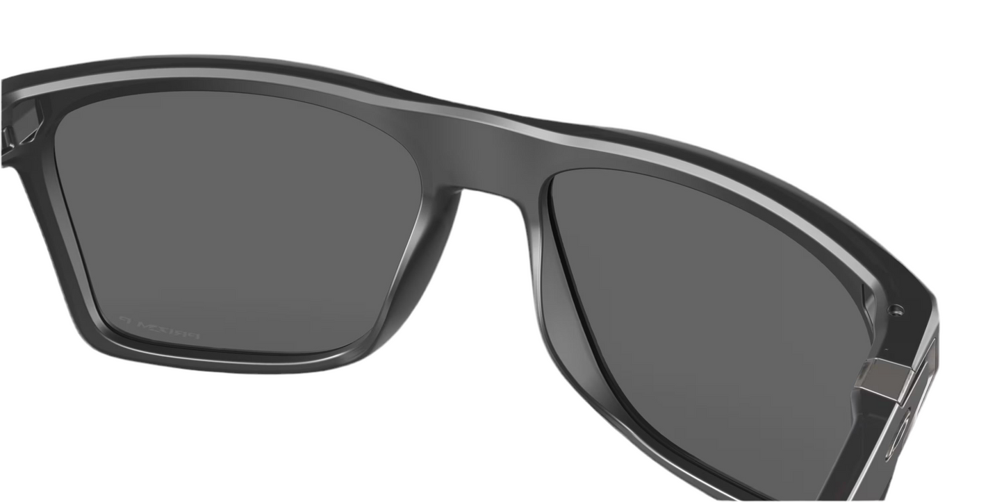 OAKLEY Leffingwell Prizm Black Polarized Lenses, Matte Black Ink Frame Sunglasses