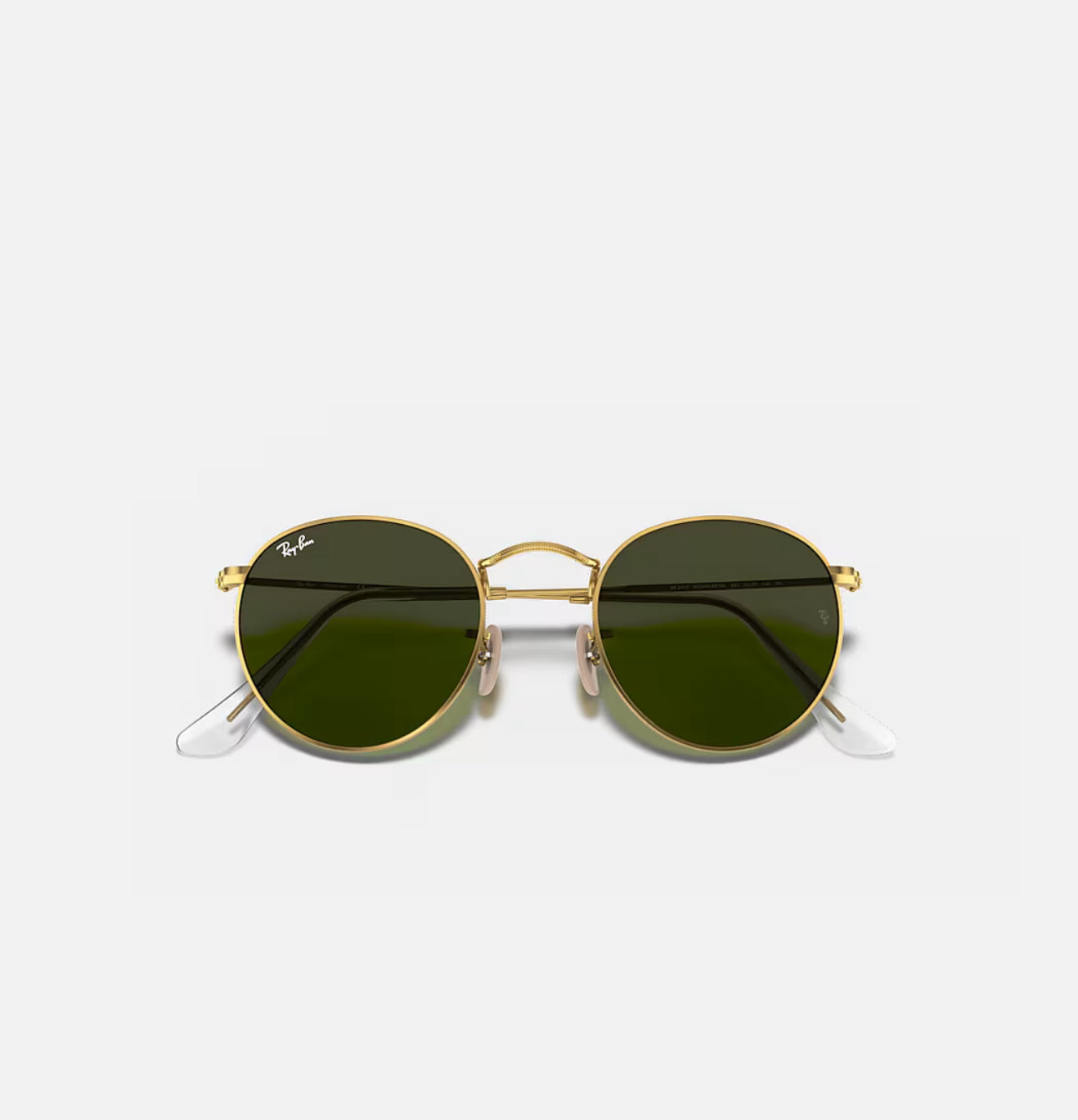 RAYBAN ROUND METAL SUNGLASSES Polished Arista Gold
LENSES G-15 Green