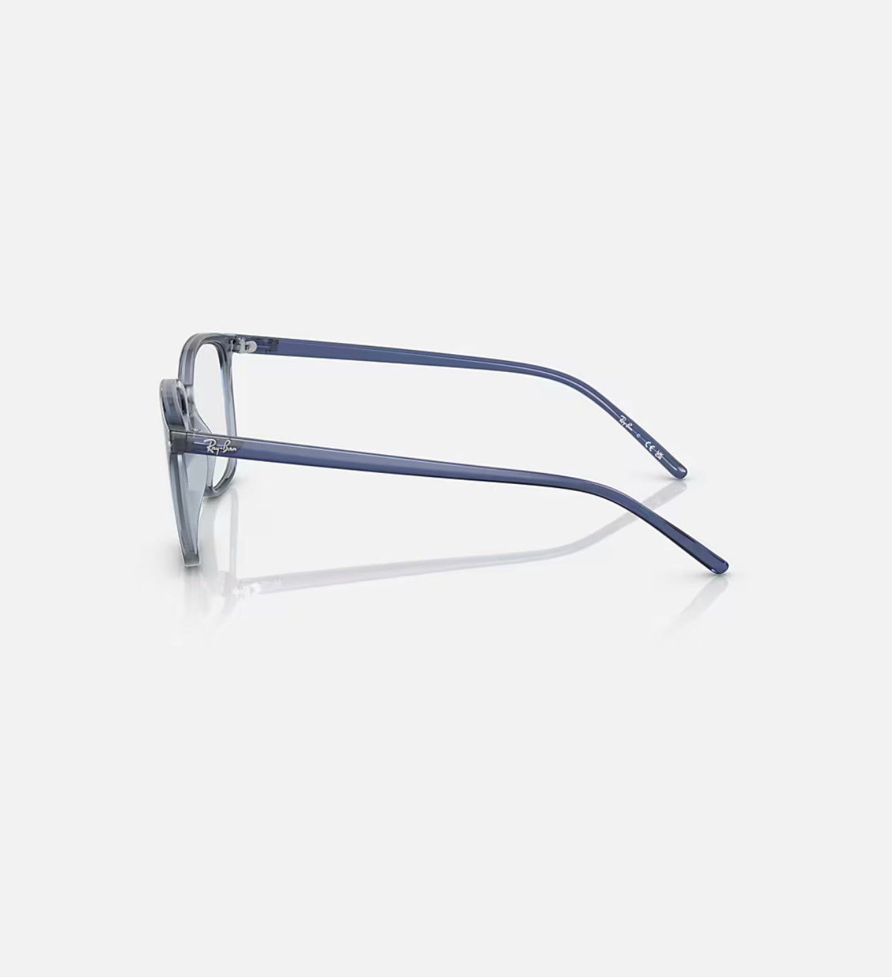 RAYBAN RB7185 Eyeglasses with Transparent Dark Blue Frame