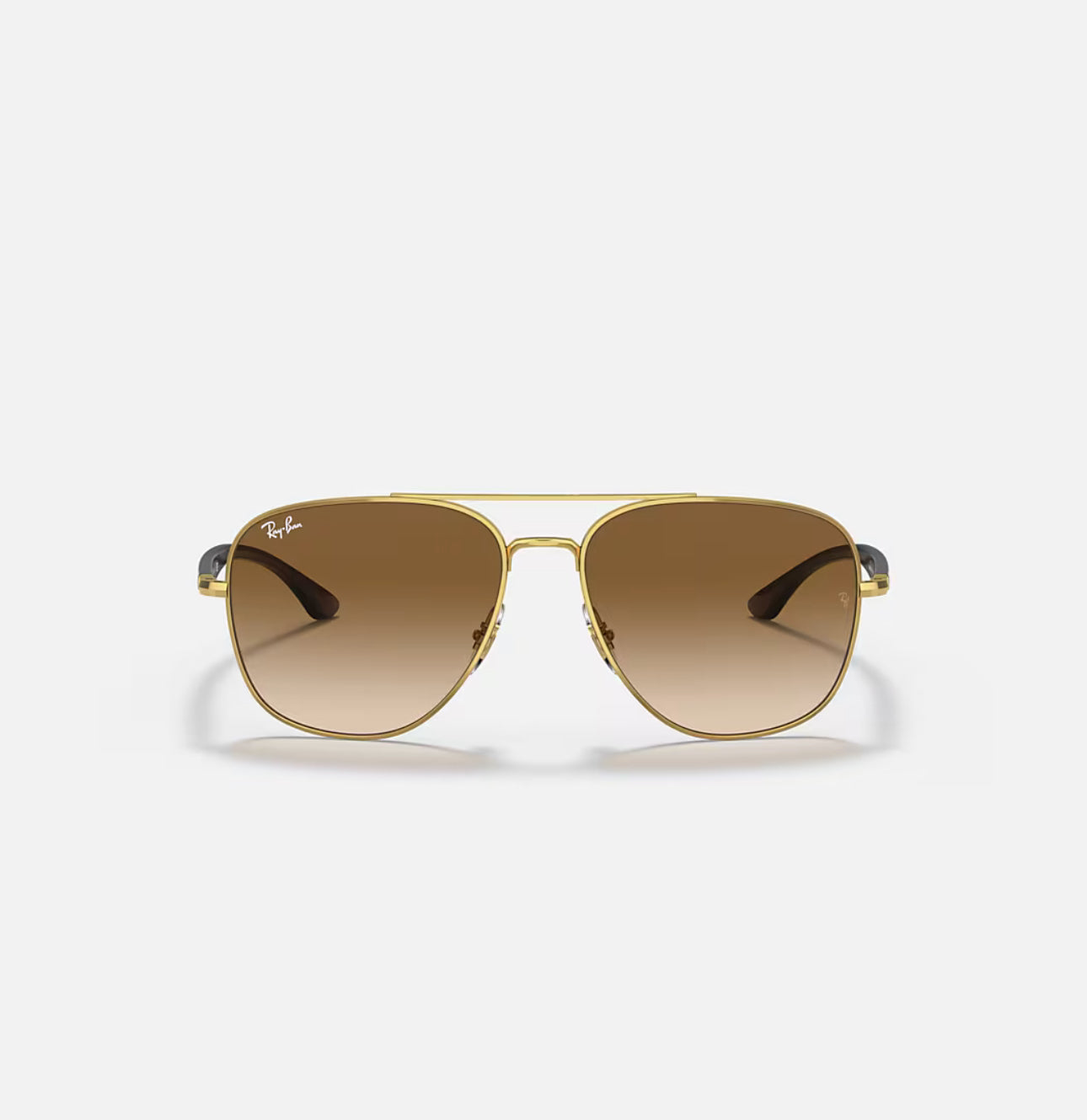 RAY BAN SUNGLASSES RB3683 in Arista Gold and Brown