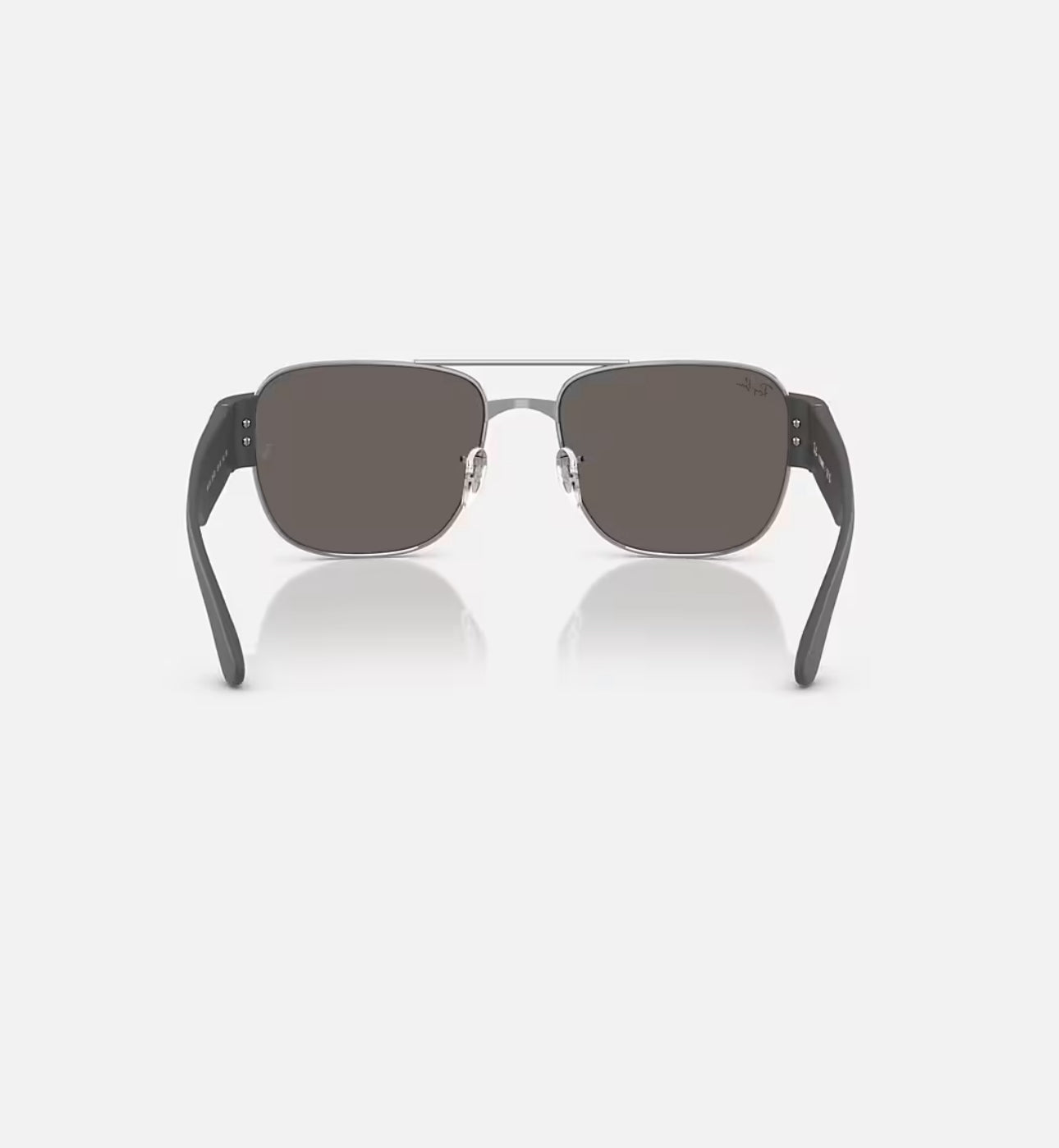 RAYBAN RB3756 DARK GREY SUNGLASSES WITH POLISHED GUNMETAL FRAM