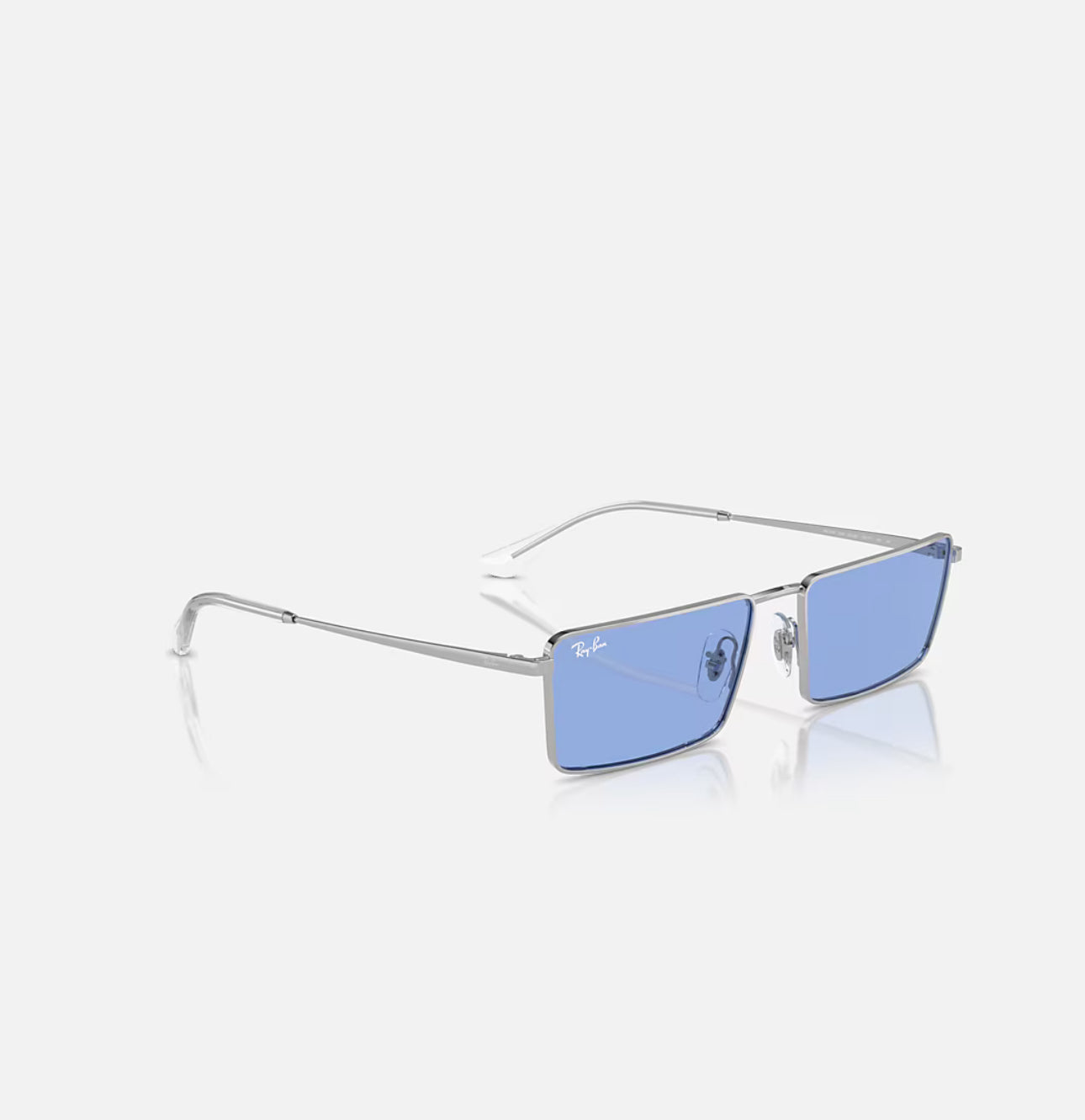 RAYBAN SUNGLASSES EMY BIO-BASED in Silver and Blue - RB3741