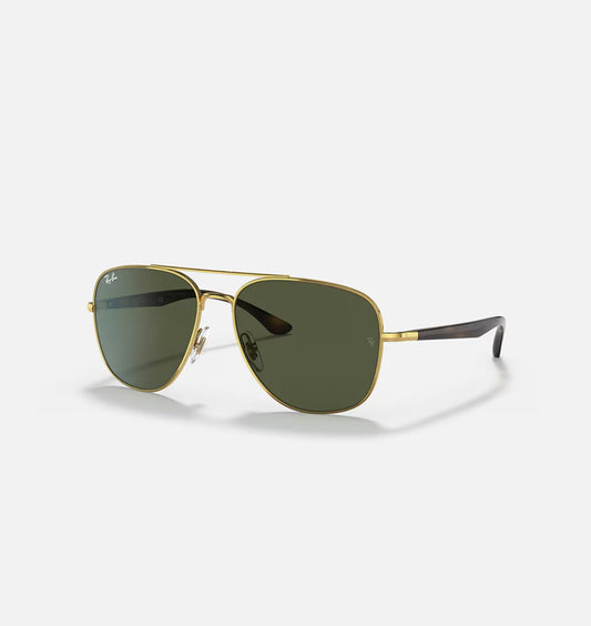 RAY BAN SUNGLASSES RB3683 in Arista Gold and Black