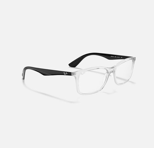 RAYBAN RB7047 OPTICS Eyeglasses with Transparent Frame