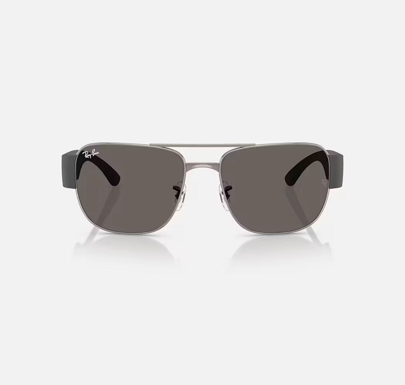 RAYBAN RB3756 DARK GREY SUNGLASSES WITH POLISHED GUNMETAL FRAM