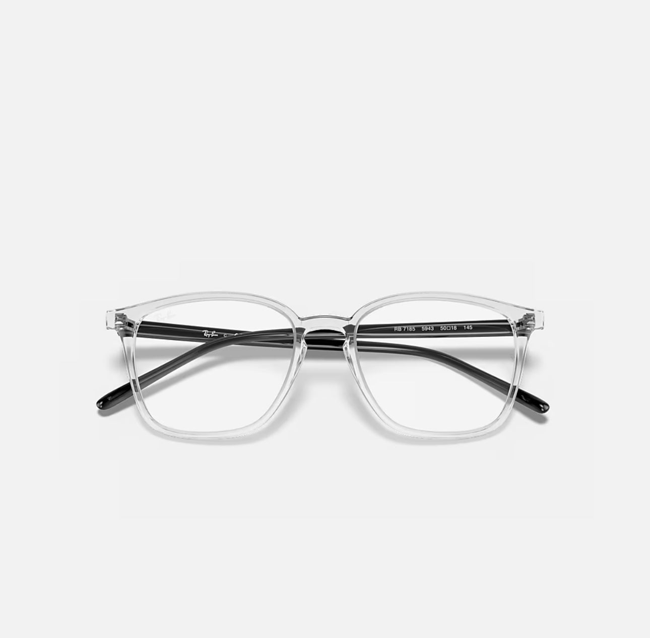 RAYBAN RB7185 Eyeglasses with Transparent Frame