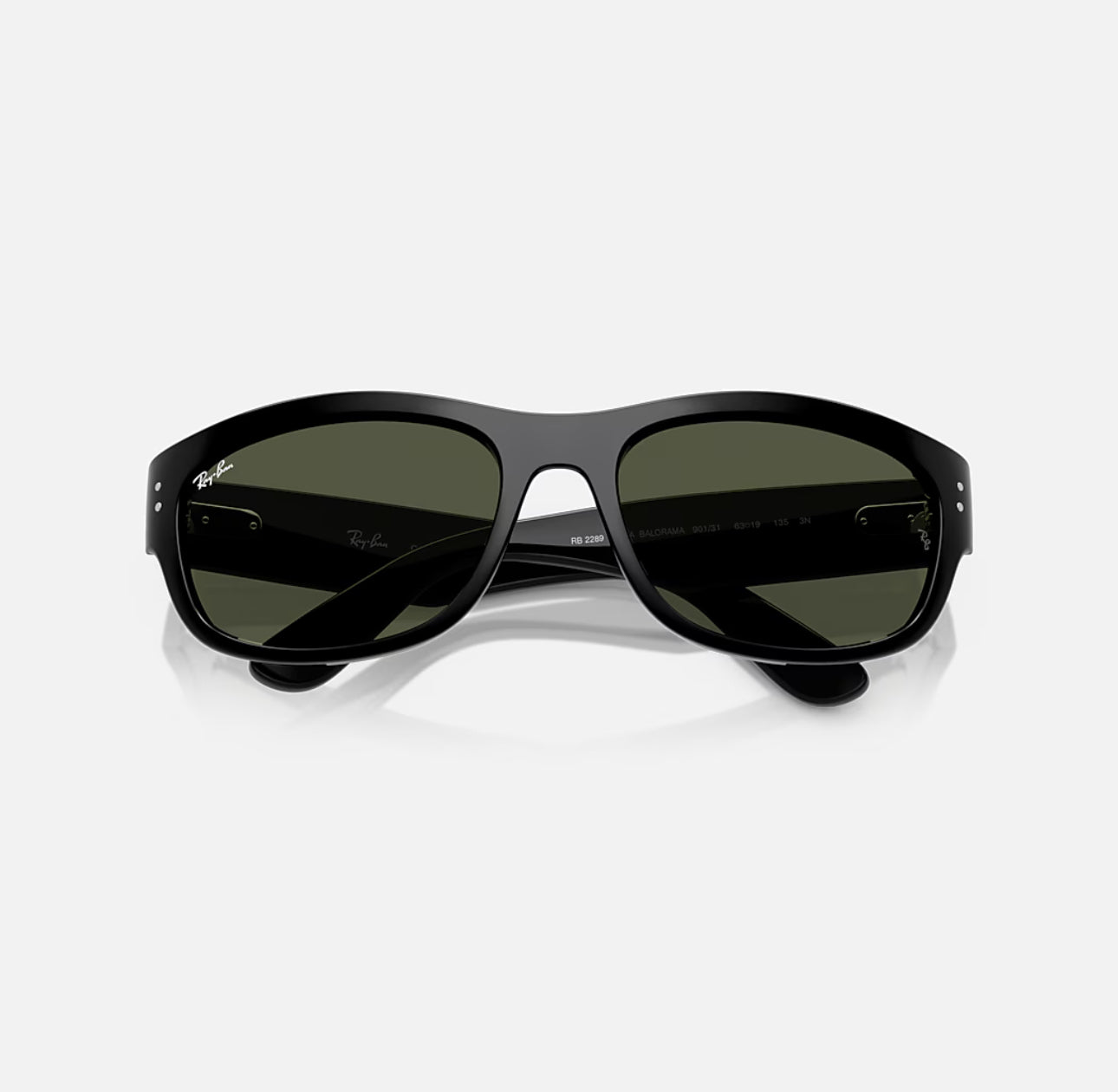 RAYBAN MEGA BALORAMA Sunglasses in Black and
G-15 Green - RB2289