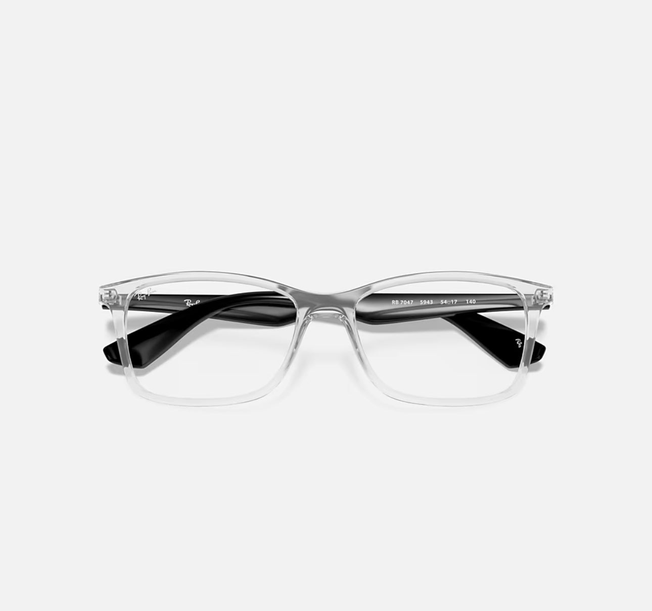 RAYBAN RB7047 OPTICS Eyeglasses with Transparent Frame