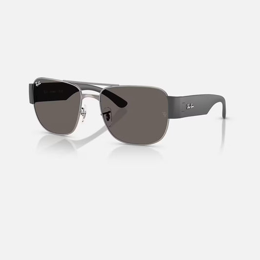 RAYBAN RB3756 DARK GREY SUNGLASSES WITH POLISHED GUNMETAL FRAM