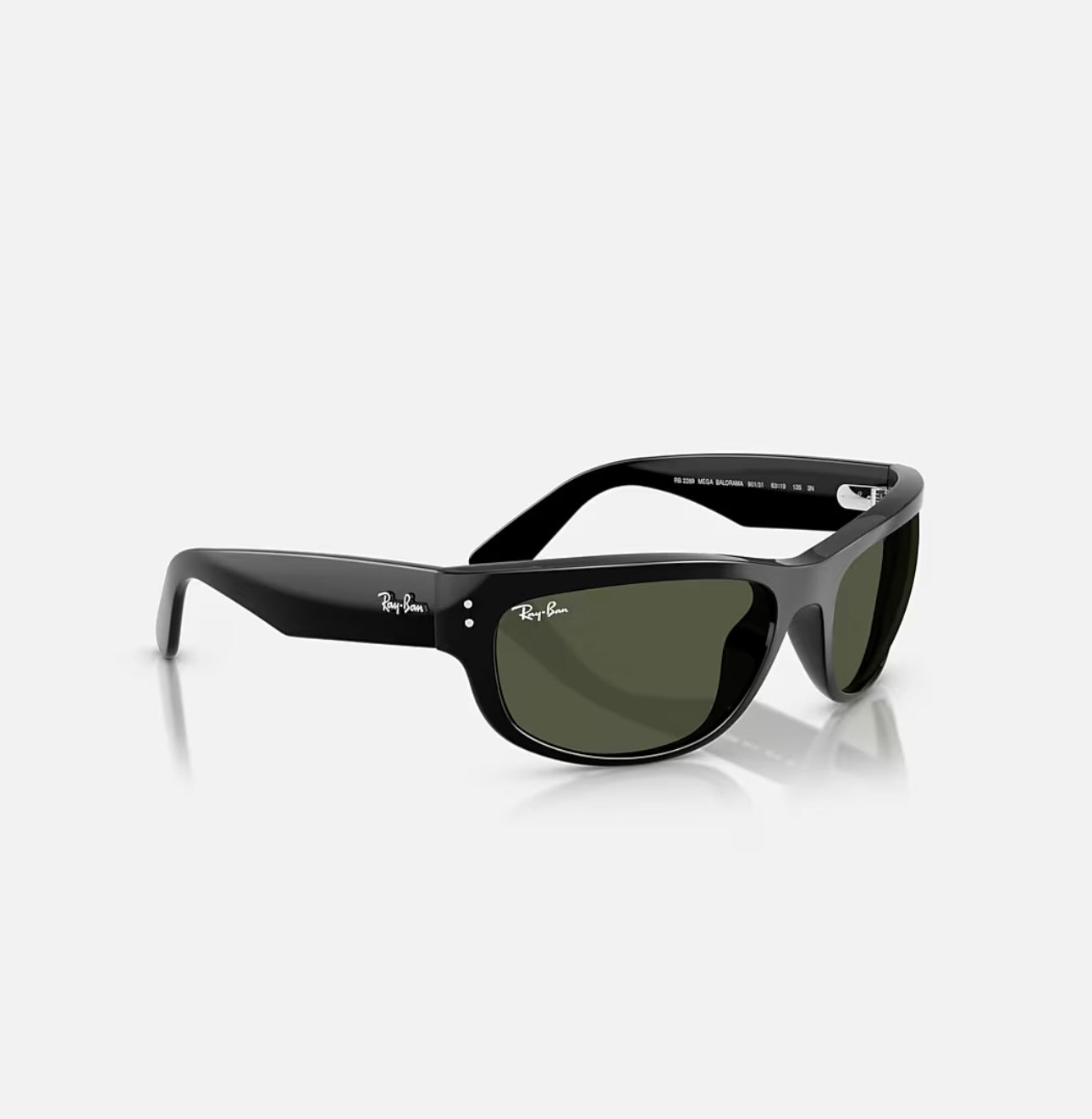 RAYBAN MEGA BALORAMA Sunglasses in Black and
G-15 Green - RB2289