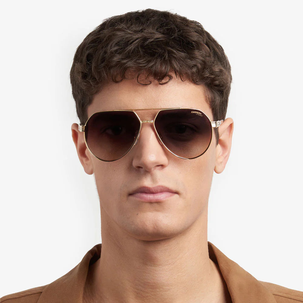 Carrera Men 1067 Teardrop Frame Pilot Sunglasses