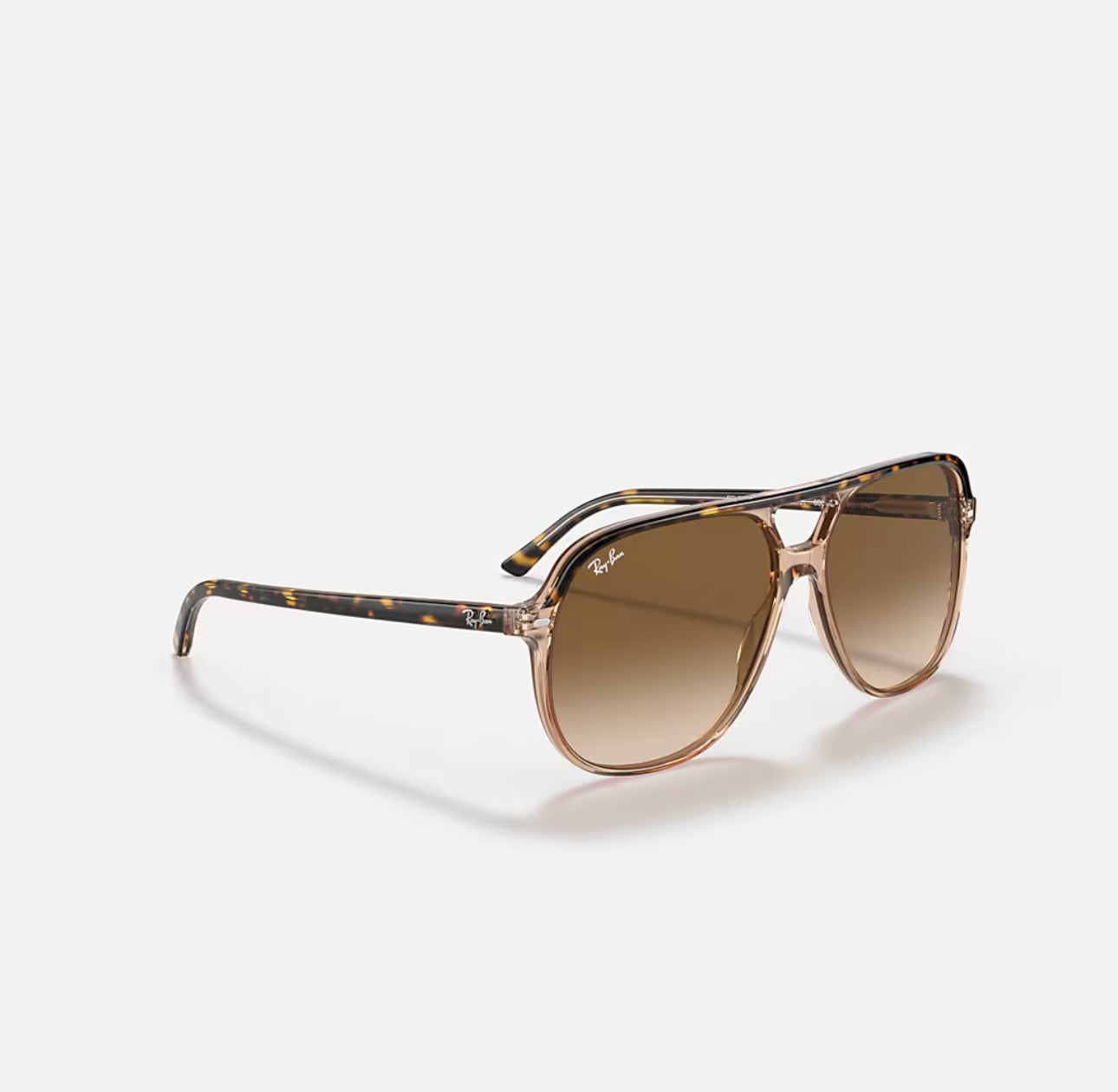 RAY BAN BILL Sunglasses in Havana and B-15 Brown-RB2198