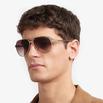 Carrera Men 1067 Teardrop Frame Pilot Sunglasses